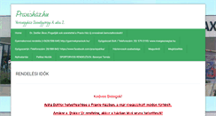 Desktop Screenshot of praxishaz.hu